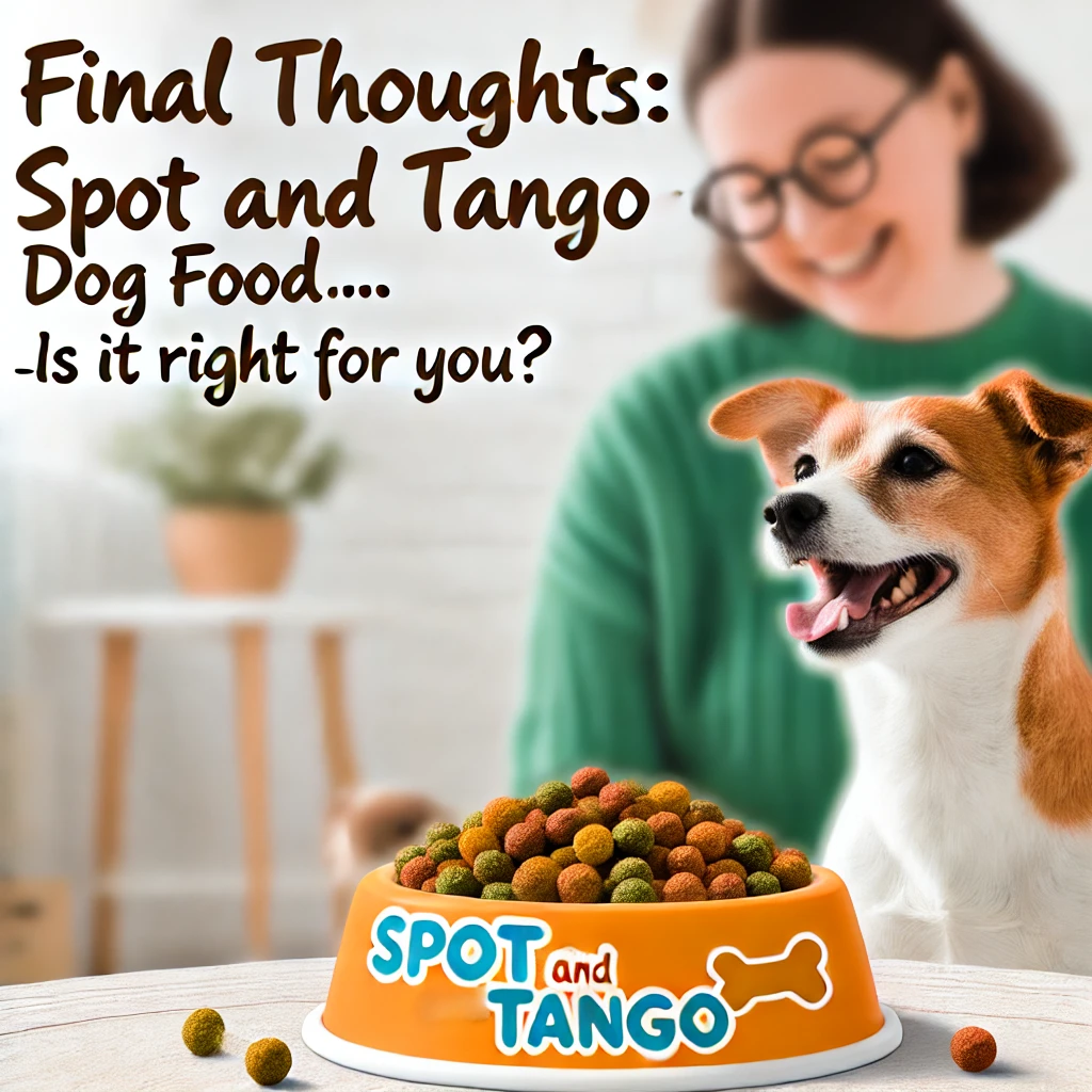 Spot and Tango Dog Food
